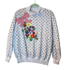 Vintage Grandmacore Sweatshirt Sz Medium